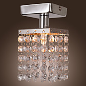Mini Semi Flush Mount in Crystal (Chrome Finish)