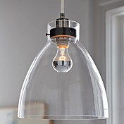 60W E27 Minimalist Glass Pendent Light