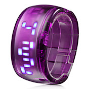 Bracelet Design Future Blue LED Wrist Watch - Purple