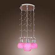 Crystal Ball Drop 4-Light Pendant Light