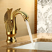Bionics Design Centerset Bathroom Sink Faucet (Ti-PVD Finish)