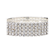 Brimmy Silver Plated Crystal Bracklet
