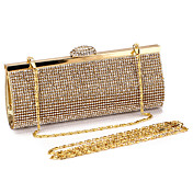 Unique Polyester with Crystals Evening Handbag/Clutches(More Colors)