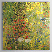 Hand-painted Oil Painting by Gustav Klimt with Stretched Frame