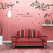 Trees Branches and Birds Wall Stickers