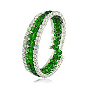 Ladies' Multi-layered Crystal And Rhinestone Strand Bracelet (More Colors)