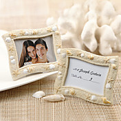 Seaside' Sand and Shell Placecard Holder/Photo Frame