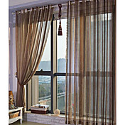 (Two Panels) Kent Traditional Sheer Curtains