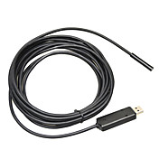 7 mm Lens USB 2.0 Endoscope 6- LED IP67 Waterproof Camera Borescope 5M