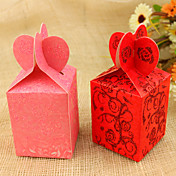 Classic Heart Style Favor Bags - Set of 12 (More Colors)