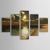 Hand-painted Oil Painting Landscape Oversized Landscape Set of 5