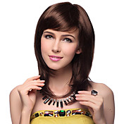 Top Grade Quality Synthetic Straight Brown Hair Wigs 5 Colors to Choose