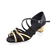 Satin Upper Women/Kids Dance Shoes Ballroom Latin Shoes