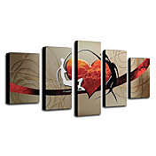 Hand-painted Oil Painting Abstract Love Set of 5 1302-AB0310