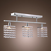 Chandelier with 3 lights in Crystal - Linear Design