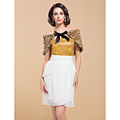 Fabulous Faux Fur With Animal Print Special Occasion Shawl