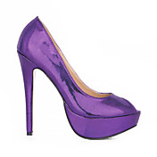 Gorgeous Leatherette Stiletto Heel Pumps / Peep Toe Party / Evening Shoes