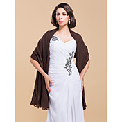Elegant Chiffon With Lace Wedding/Evening Shawl (More Colors)