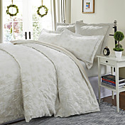 3-Piece Cabinda Chenille Floral Mattelasse Woven Duvet Cover Set
