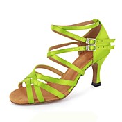 Customized Women's Satin Ankle Strap Latin / Ballroom Dance Shoes(More Colors)