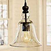 60W Vintage Pendant Light antique Glass Shade