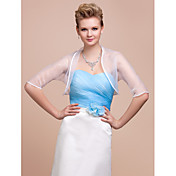 3/4-length Sleeves Organza With Special Occasion Jacket/ Wedding Wrap (More Colors) 