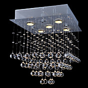 Luxury Crystal Beaded Ceiling Light with Warm Yellow Light Source