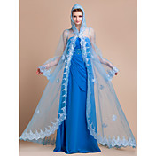 Long Sleeve Organza Wedding/Evening Hood/Poncho (More Colors)