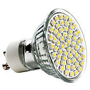 GU10 3.5W 60x3528SMD 250-350LM 2800-3200K Warm White Light LED Spot Bulb (220-240V)