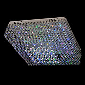 Crystal Beaded Ceiling Light with 45 Colourful LEDs and 12 G4 Bases