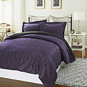3-Piece Mina Wave Jacquard Duvet Cover Set