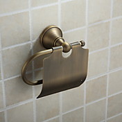 Antique Brass Wall-mounted Toilet Roll Holder (1018-J-29-6)