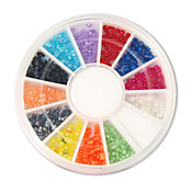 500pcs Pearl Meterial Nnail Art Rhinestones