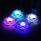 Nice Vinyl Lutos LED Lamp - Set of 4 (Color Changing, Built-in Botton Cell)
