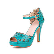 Leatherette Stiletto Heel Sandals With Hollow-out Party / Evening Shoes (More Colors)