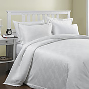 3-Piece 300TC Paisley Jacqurad Tencel Duvet Cover Set