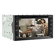 6.2-inch 2 Din TFT Screen In-Dash Car DVD Player With Bluetooth,RDS,TV,Navigation-Read GPS,iPod-Input