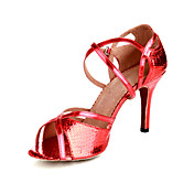 Customized Women's Leatherette Ankle Strap Latin / Ballroom Dance Shoes With Buckle (More Colors)