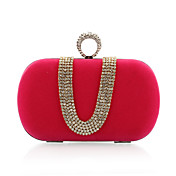 Velvet With Austria Rhinestones/ Aluminiumsheet Evening Handbags/ Clutches More Colors Available