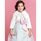 Flower Girl's Faux Fur Evening/Wedding Jacket/Wrap