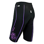 Santic 82% Nylon+18% Spandex Windproof+Warm-Keeping Women Cycling Shorts with 6D Pad
