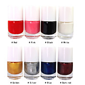 8 Color Stamp Nail Polish for Nail Art Printing(5ml,1PCS,Assorted Colors)