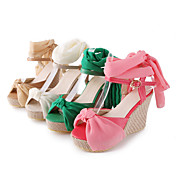 Fashion Leatherette Wedge Heel Sandals With Buckle Party/Evening Shoes (More Colors)