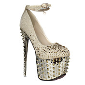 Sparkling Glitter Rivet Stiletto Heel Closed Toe With Platform Pumps Party / Evening Shoes