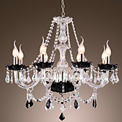 Crystal Chandelier with 8 Lights - Graceful Candle Featured Style