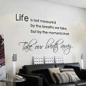 Life isn't about Waiting for the Storm to Pass Wall Sticker