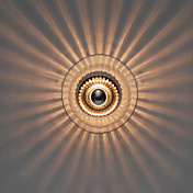 40W Modern Artistic Wall Light with Glass Shade Shadow Ray of Light Feature