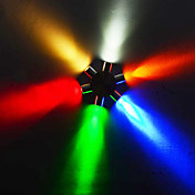 6W Modern Led Wall Light with Scattering Light 6 Directions Ray of Light Hexagon Design