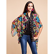 Colorful Voile With Pattern Daily Wear Scarf/Shawl (More Colors)