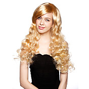 Capless Long Heat-resistant Fashion Costume Party Wig